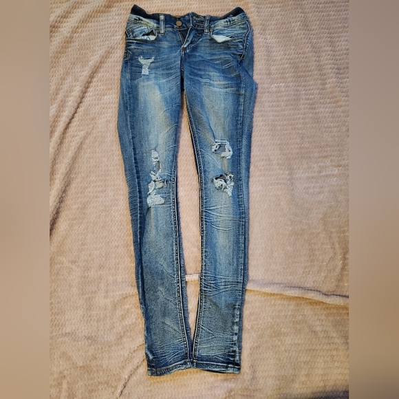 Indigo rein size 0 anklet skinny jeans - Picture 2 of 4